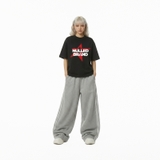 Áo thun in hình form boxy màu đen NULLED Null Star Tee N-T307-00-D