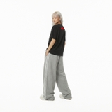 Áo thun in hình form boxy màu đen NULLED Null Star Tee N-T307-00-D