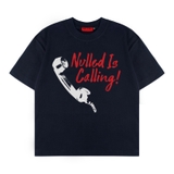 Áo thun in hình retro NULLED màu xanh Navy The Call Tee N-T348-N-T00-NA