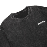 Áo thun đen wash NULLED N-T30-D