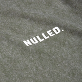 Áo thun nam wash màu xanh rêu NULLED N-T30-XR