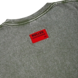 Áo thun nam wash màu xanh rêu NULLED N-T30-XR