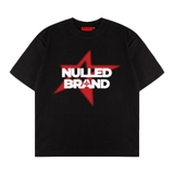 Áo thun in hình form boxy màu đen NULLED Null Star Tee N-T307-00-D