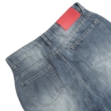 Quần jeans suông bí rách nhẹ NULLED N-Q48