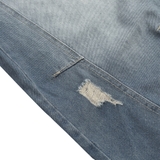 Quần jeans suông bí rách nhẹ NULLED N-Q48