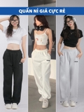 Quần nỉ ống suông local brand DE-Q45