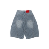 N-QS20 Quần short chít kiểu - Xanh
