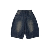 N-QS20 Quần short chít kiểu - Xanh đậm