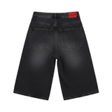 Quần short jean lửng đen NULLED N-QS16