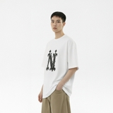 Áo thun unisex in chữ NULLED Royal Tee N-T17-T