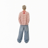 Áo thun NULLED tay dài sọc ngang in hình màu nâu Mood Off Tee N-T346-HC-T17-N