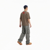 Áo thun in chữ basic màu kem NULLED Nổi Loạn 2.0 N-T343-N-T00-K