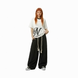 Áo thun in hình màu đen phối cổ form boxy NULLED Y2K Grunge Tee N-T333-HC-T7-DVT