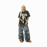 Áo thun NULLED in hình Mask Girl Tee form boxy năng động streetwear N-T369-HC-T13-D