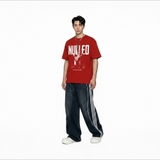 Áo thun xanh than in NULLED Graphic Tee boxy | N-T3118-N-T00-NA
