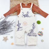 MATALAN Unisex Disney Tigger Dungarees & T-Shirt Set