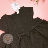 HM Glittery jersey dress black
