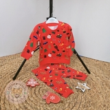 HM Cotton Jersey Shirt and Pants Red