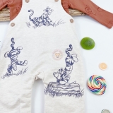 MATALAN Unisex Disney Tigger Dungarees & T-Shirt Set