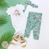 HM Baby 3-piece printed set