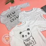 GEORGE White Free Hugs Slogan Tops 3 Pack