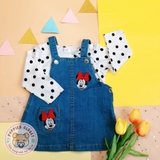 HM Overall Dress and Top denim/minnie