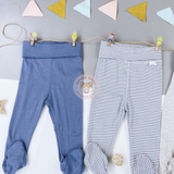 HM Baby Set of 3 pants Blue/border