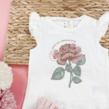 HM Baby Printed T-shirt White/rose
