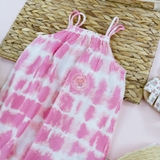 HM Kid Cotton Dress Pink/tie-dye