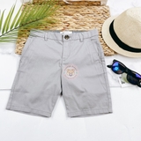 HM Kid Cotton Chino Shorts Light gray