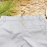 HM Kid Cotton Chino Shorts Light gray