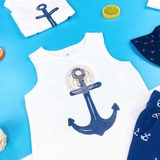H&M 2-piece Cotton Set Anchor