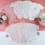 TU CLOTHING Baby Rainbow Bodysuits 7 Pack