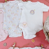 TU CLOTHING Baby Rainbow Bodysuits 7 Pack
