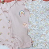 TU CLOTHING Baby Rainbow Bodysuits 7 Pack