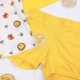 H&M 2-piece Cotton Set Yellow/animals