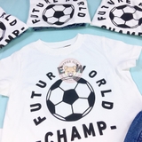 H&M 2-piece Set White/denim blue Soccer