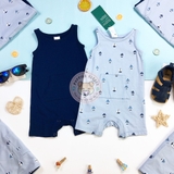 H&M 2-pack Sleeveless Romper Suits Anchor