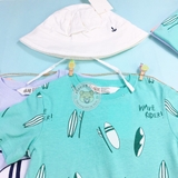 H&M 3-pack Cotton T-shirts Wave Rider