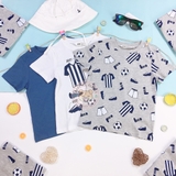 H&M 3-pack Cotton T-shirts Football