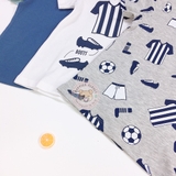 H&M 3-pack Cotton T-shirts Football