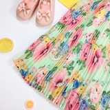 H&M Pleated Dress Florals