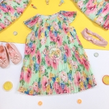 H&M Pleated Dress Florals