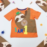 TU Clothing Orange 'I Am 1' Sloth T-Shirt