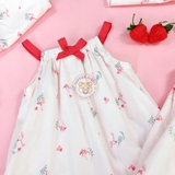MATALAN Girls Sleeveless Dress & Knickers Set