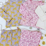 GEORGE Baby Animal Print Long Sleeve Pyjamas 3 Pack