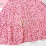 MATALAN Kid Girls Pink Floral Dress