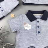 GEORGE Baby Disney Mickey Mouse Navy Polo Shirt and Shorts Outfit
