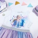 H&M Dress with Tulle Skirt White/Frozen