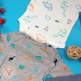 CARTERS 4-Pack Dinosaur Original Bodysuits